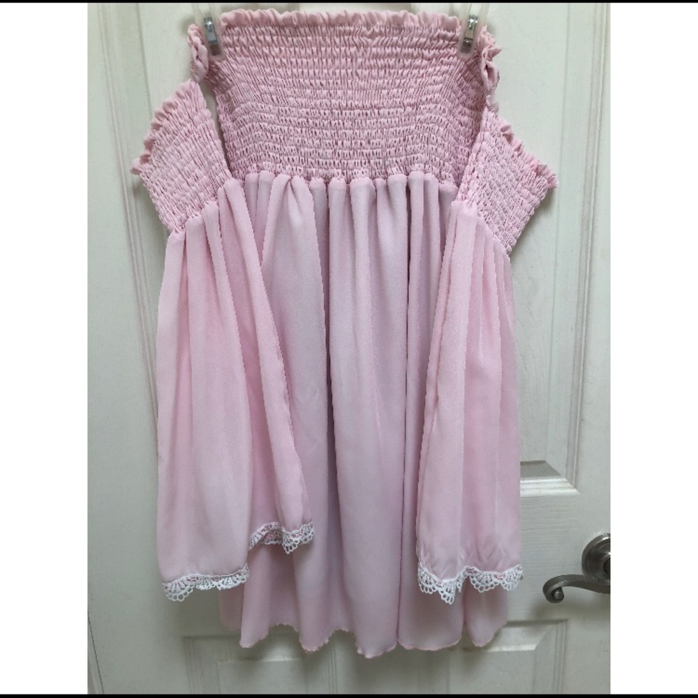 SHEIN Vintage-Style Pink Dress